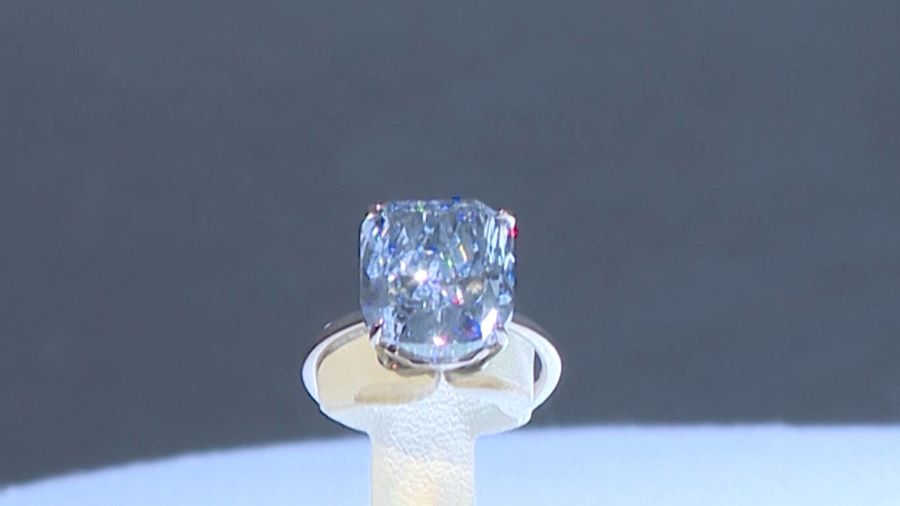 আবুধাবিতে দুর্লভ হীরার প্রদর্শনী, দর্শক টানছে দুই হাজার কোটির ‘নীল হীরা’